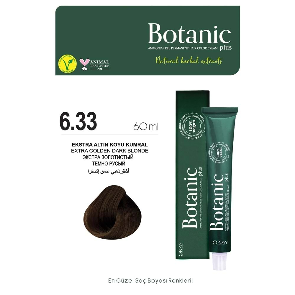 Botanic Plus 6.33 Ekstra Altın Koyu Kumral