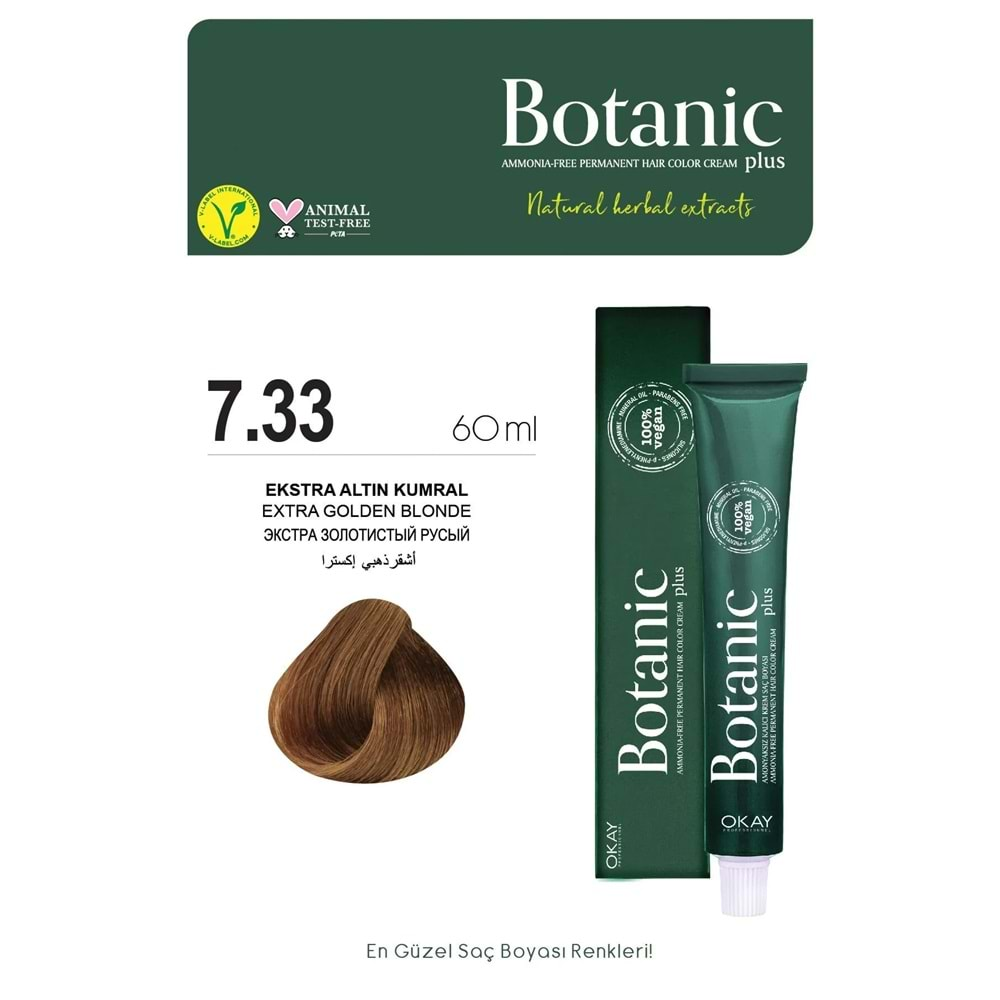 Botanic Plus 7.33 Ekstra Altın Kumral