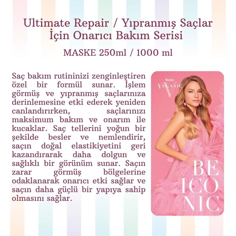 ULTIMATE REPAIR MASK 200 ML.(YIPRANMIŞ SAÇLAR İÇİN)