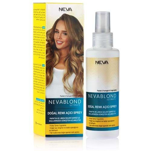 NEVABLOND ULTIMATE DOĞAL RENK AÇICI SPREY 150 ML