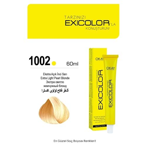 Exicolor 1002 EKSTRA AÇIK İNCİ SARISI