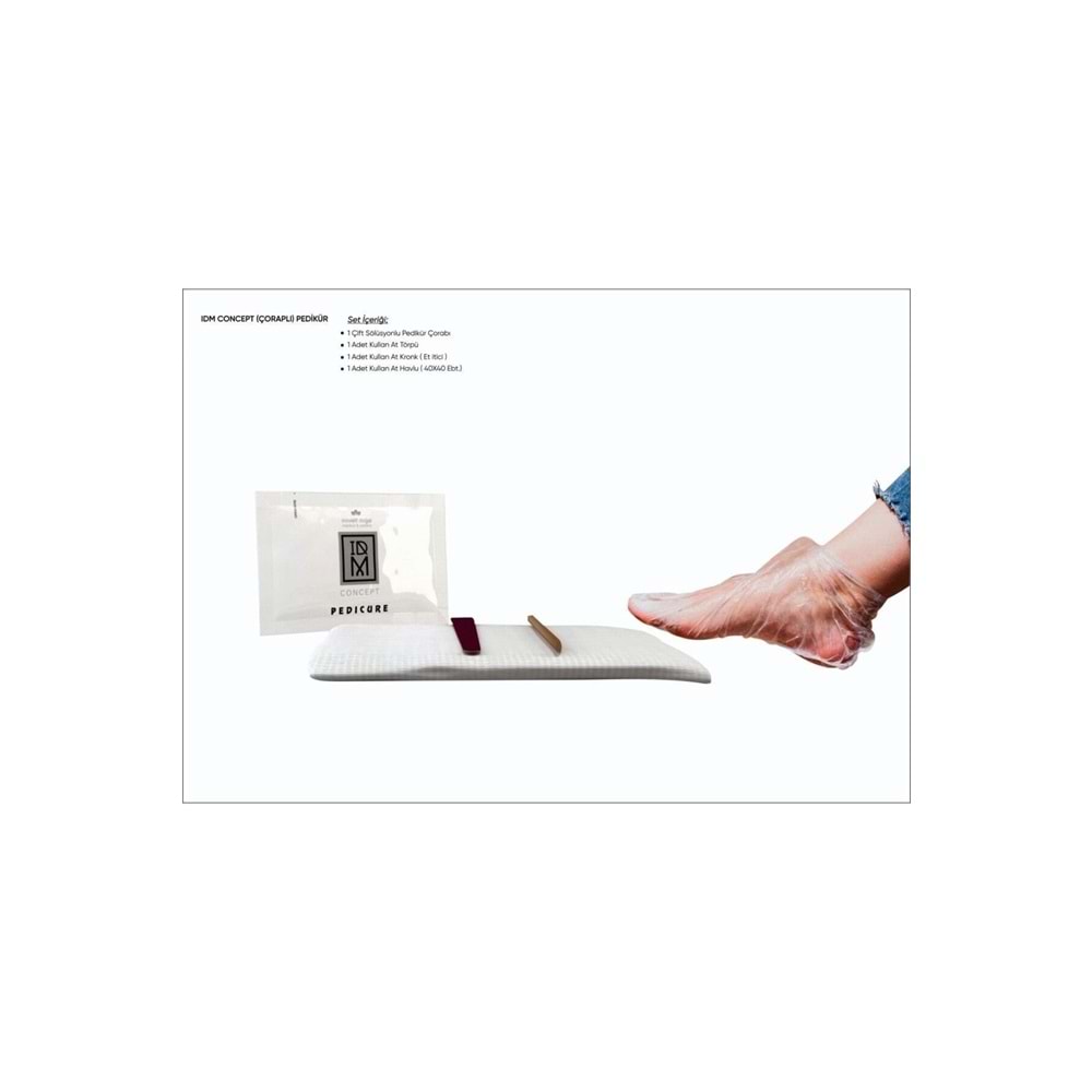 10 Adet Concept Pedıcure / Pedikür Çorabı